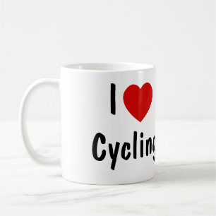 Caneca De Café Eu Adoro Ciclismo