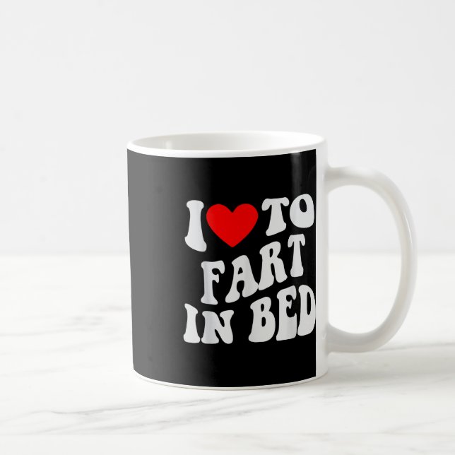 Caneca De Café Eu Adoro Começar Na Cama (Direita)