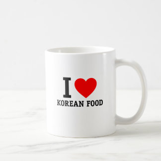 Caneca De Café Eu adoro Comida coreana