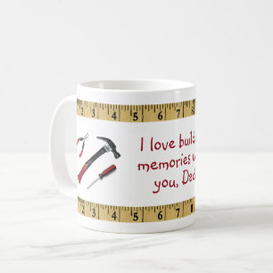 Caneca De Café Eu Adoro Construir Memórias Com Você Pai - Ferra