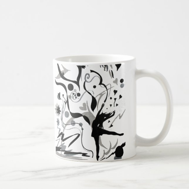 Caneca De Café Eu Adoro Dançar (Direita)