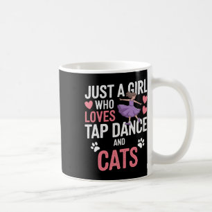 Caneca De Café Eu Adoro Dançarinas De Tap E Gatos Oferecem Tap Da