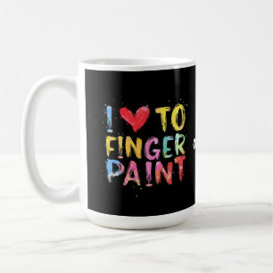 Caneca De Café Eu Adoro Descartar Pintura Bonita E Dia de os namo