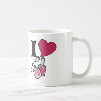 Caneca De Café Eu adoro esmalte