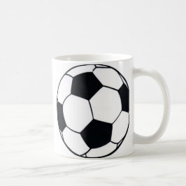 Caneca De Café Eu adoro futebol (futebol) coração do jogo: Eu ado