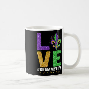 Caneca De Café Eu Adoro Grammy Life Mardi Gras Grammylife Fleur D