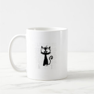 Caneca De Café Eu Adoro Matemática E Gatos Gato Negro Engraçado D
