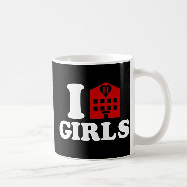 Caneca De Café Eu Adoro Meninas De Hotel (Direita)