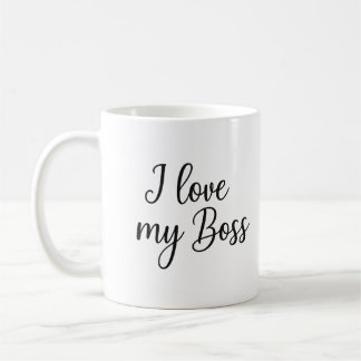 Caneca De Café Eu Adoro Meu Chefe - Aprovado pelo CQ