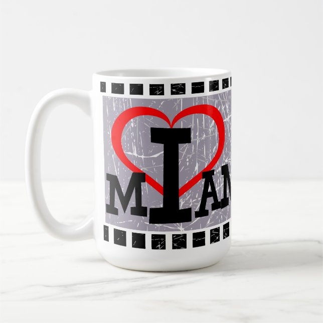 Caneca De Café Eu adoro Miami - Mugs (Esquerda)