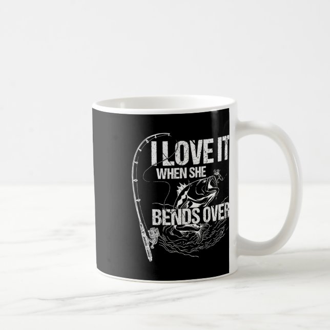 Caneca De Café Eu Adoro Quando Ela Se Aproxima (Direita)