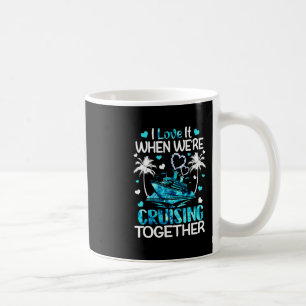Caneca De Café Eu Adoro Quando Estamos Navegando Juntos Homens Mu