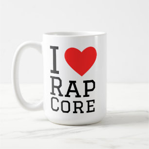 Caneca De Café Eu adoro rap