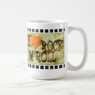 Caneca De Café Eu adoro Rock 'N' Roll - Mugs