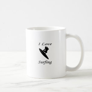 Caneca De Café Eu Adoro Surfar