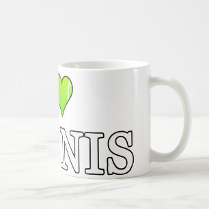 Caneca De Café Eu adoro Tênis