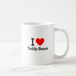 Caneca De Café Eu Adoro Ursos de Teddy