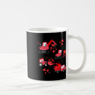Caneca De Café Eu Adoro Você Caminhões de Construção Dia dos Namo
