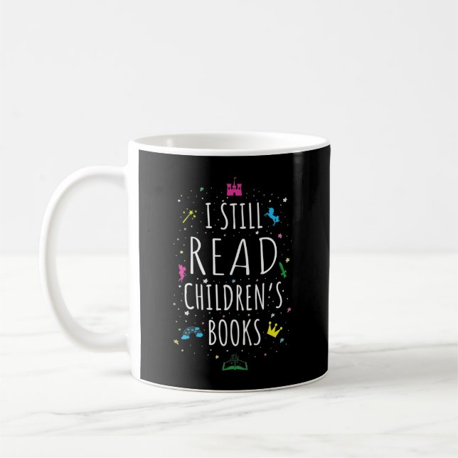 Caneca De Café Eu ainda leio livros infantis I (Esquerda)