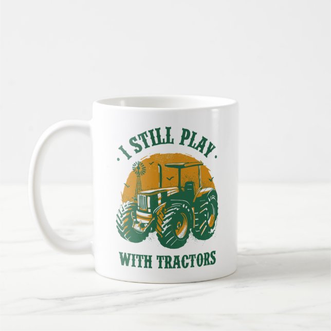 Caneca De Café Eu Ainda Toco W Tratores (Esquerda)