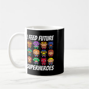 Caneca De Café Eu Alimentar Futuros Super-Heróis Equipe de Senhor