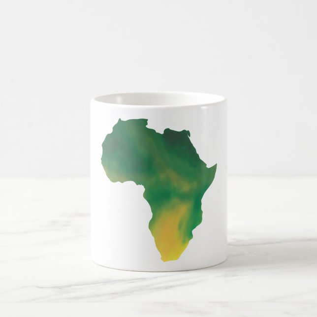 Caneca De Café Eu Amo a África (Centro)