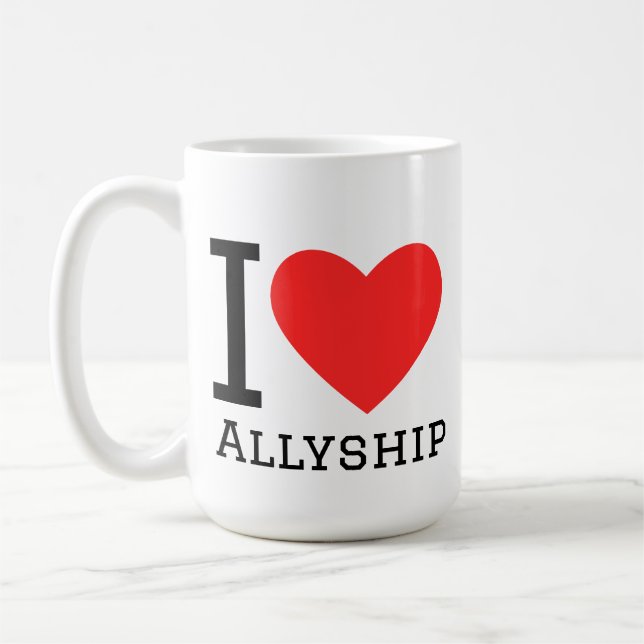 Caneca De Café Eu amo a aliança (Esquerda)