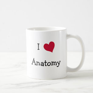 Caneca De Café Eu amo a anatomia