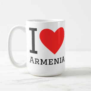Caneca De Café Eu amo a Armênia
