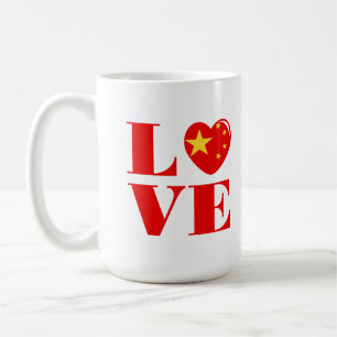 Caneca De Café Eu amo a China