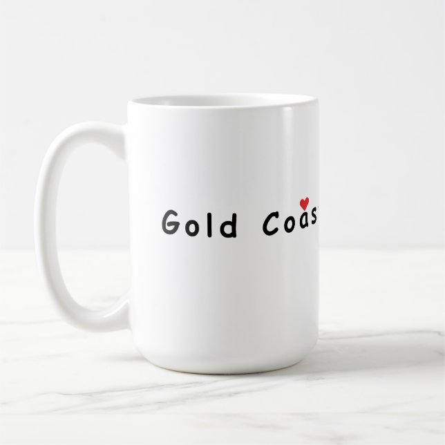 Caneca De Café Eu amo a Costa Dourada (Esquerda)