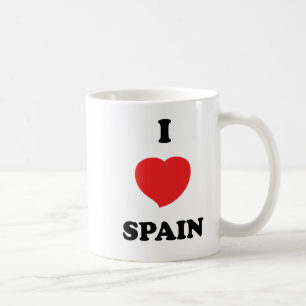 Caneca De Café EU AMO a espanha
