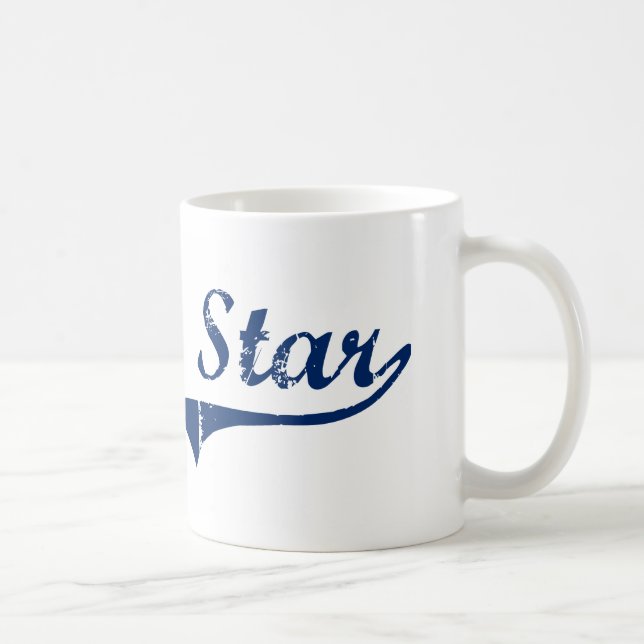 Caneca De Café Eu amo a estrela Idaho (Direita)