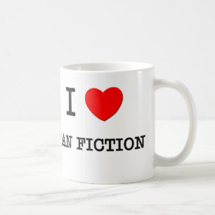 CANECA DE CAFÉ EU AMO A FICÇÃO DE FÃ