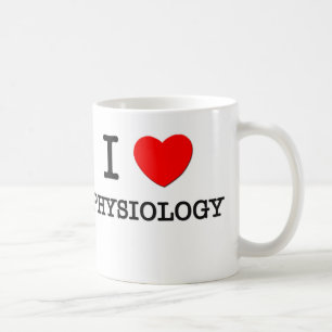 Caneca De Café Eu amo a fisiologia