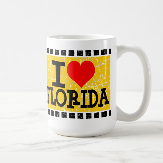 Caneca De Café Eu amo a Flórida - Mugs (Direita)
