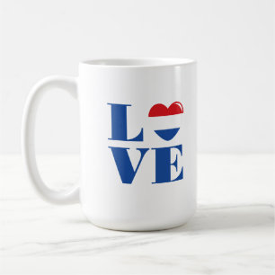 Caneca De Café Eu amo a Holanda