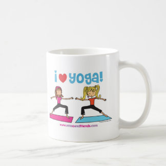 Caneca De Café eu amo a ioga