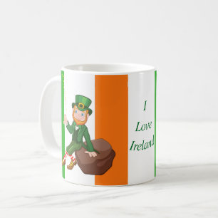 Caneca De Café Eu amo a Irlanda
