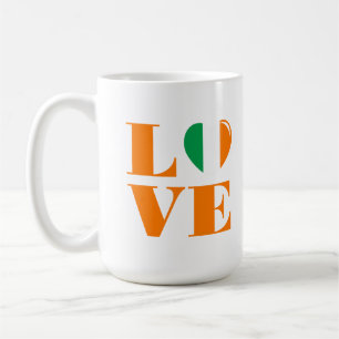 Caneca De Café Eu amo a Irlanda