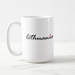 Caneca De Café Eu amo a Lituânia