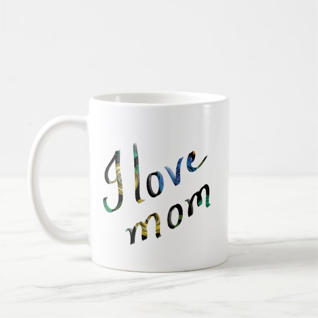Caneca De Café Eu amo a mãe (Esquerda)