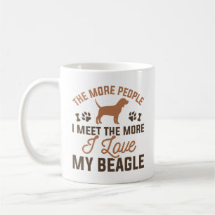 Caneca De Café Eu Amo A Minha Beagle