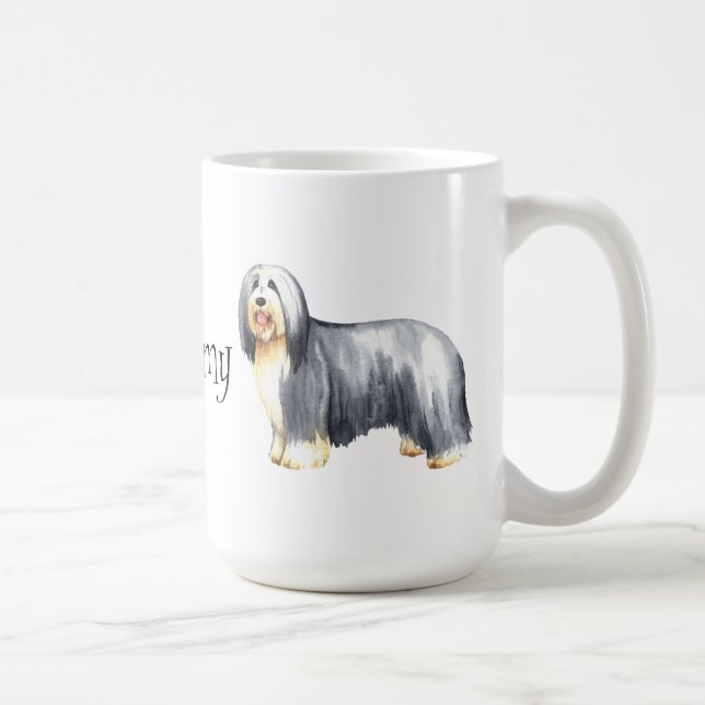 Caneca De Café Eu Amo a minha Collie (Direita)