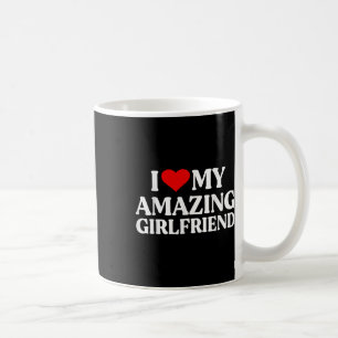 Caneca De Café Eu Amo A Minha Namorada Incrível Eu Corto A Minha