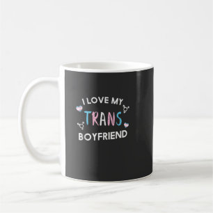 Caneca De Café Eu Amo A Minha Transgênese Trans Namorado LGBT Tra