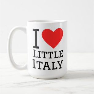 Caneca De Café Eu amo a pequena Itália