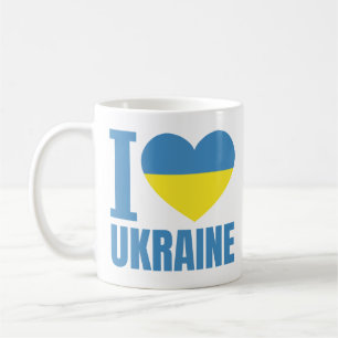 Caneca De Café Eu amo a Ucrânia