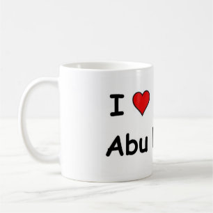 Caneca De Café Eu amo Abu Dhabi
