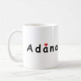 Caneca De Café Eu amo Adana